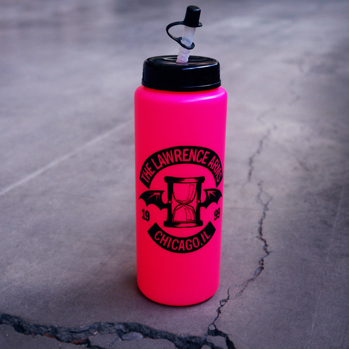 Flappy Neon Pink Sport Bottle – The Lawrence Arms
