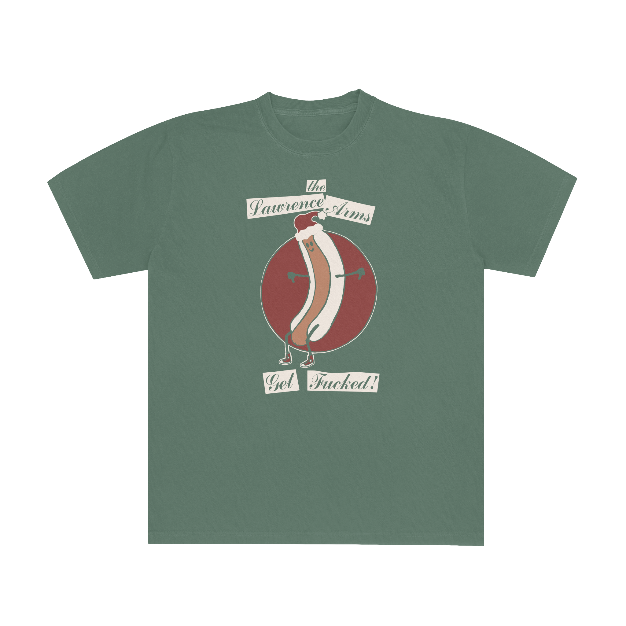 Hot Dog Santa Tee – The Lawrence Arms