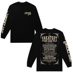 Greatest Story Ever Told Black Long Sleeve Tee